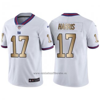 Camiseta NFL Gold Legend New York Giants Harris Blanco