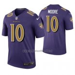 Camiseta NFL Legend Baltimore Ravens Chris Moore Violeta Color Rush