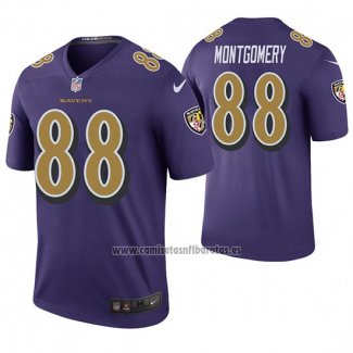 Camiseta NFL Legend Baltimore Ravens Ty Montgomery Violeta Color Rush
