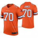 Camiseta NFL Legend Denver Broncos Ja'wuan James Naranja Color Rush