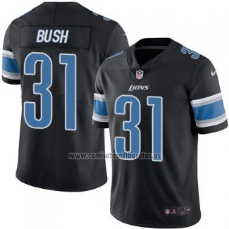 Camiseta NFL Legend Detroit Lions Bush Negro