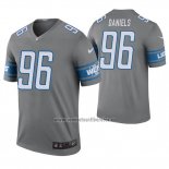 Camiseta NFL Legend Detroit Lions Mike Daniels Gris Color Rush