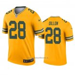 Camiseta NFL Legend Green Bay Packers A.j. Dillon Inverted Oro