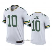 Camiseta NFL Legend Green Bay Packers Jordan Love Blanco Color Rush