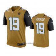 Camiseta NFL Legend Jacksonville Jaguars Collin Johnson Oro Color Rush