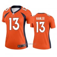 Camiseta NFL Legend Mujer Denver Broncos K.j. Hamler Naranja