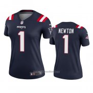 Camiseta NFL Legend Mujer New England Patriots Cam Newton Azul