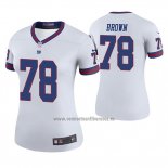 Camiseta NFL Legend Mujer New York Giants Jamon Brown Blanco Color Rush