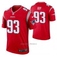 Camiseta NFL Legend New England Patriots Legend Lawrence Guy Inverted Rojo