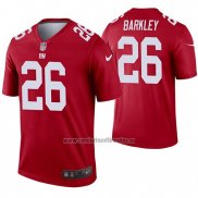 Camiseta NFL Legend New York Giants 26 Saquon Barkley Inverted Rojo
