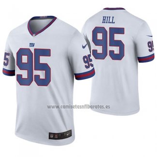 Camiseta NFL Legend New York Giants B. J. Hill Blanco Color Rush