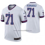 Camiseta NFL Legend New York Giants Will Hernandez Blanco Color Rush