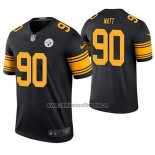 Camiseta NFL Legend Pittsburgh Steelers T.j. Watt Negro Color Rush