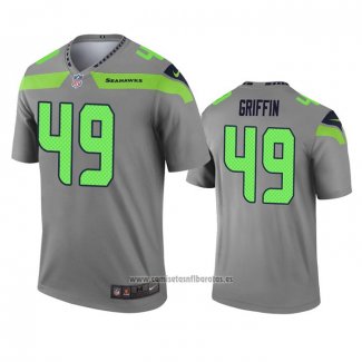 Camiseta NFL Legend Seattle Seahawks Shaquem Griffin Inverted Gris