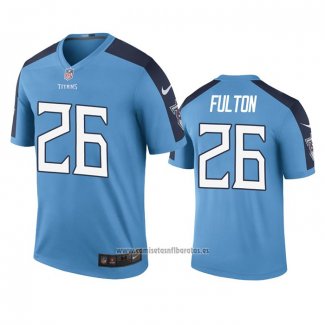 Camiseta NFL Legend Tennessee Titans Kristian Fulton Azul Color Rush
