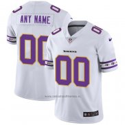 Camiseta NFL Limited Baltimore Ravens Personalizada Team Logo Fashion Blanco