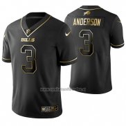 Camiseta NFL Limited Buffalo Bills Derek Anderson Golden Edition Negro