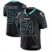 Camiseta NFL Limited Carolina Panthers Shaq Thompson Negro Color Rush 2018 Lights Out