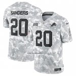Camiseta NFL Limited Detroit Lions Barry Sanders 2024 Salute To Service Retired Gris