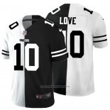 Camiseta NFL Limited Green Bay Packers Love White Black Split