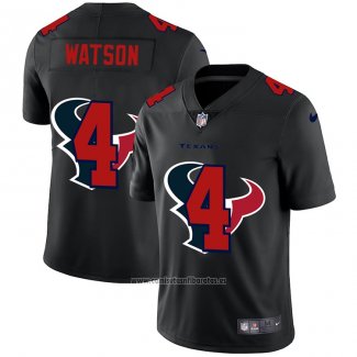 Camiseta NFL Limited Houston Texans Watson Logo Dual Overlap Negro