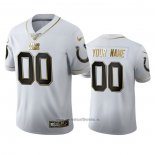 Camiseta NFL Limited Indianapolis Colts Personalizada Golden Edition Blanco