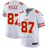 Camiseta NFL Limited Kansas City Chiefs Kelce Team Logo Fashion Blanco