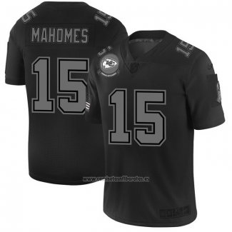 Camiseta NFL Limited Kansas City Chiefs Mahomes 2019 Salute To Service Negro