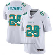 Camiseta NFL Limited Miami Dolphins Fitzpatric Logo Dual Overlap Blanco