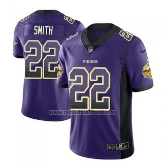 Camiseta NFL Limited Minnesota Vikings Harrison Smith Violeta 2018 Rush Drift Fashion