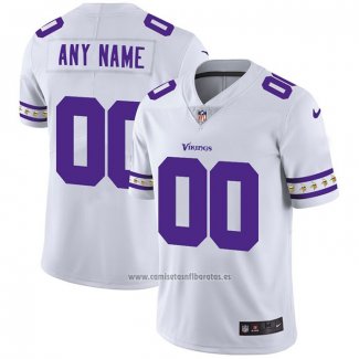 Camiseta NFL Limited Minnesota Vikings Personalizada Team Logo Fashion Blanco