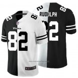 Camiseta NFL Limited Minnesota Vikings Rudolph Black White Split