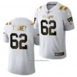 Camiseta NFL Limited New England Patriots Joe Thuney Golden Edition 2020 Blanco