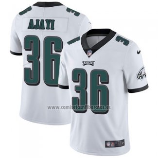 Camiseta NFL Limited Nino Philadelphia Eagles 36 Jay Ajayi Blanco Stitched Vapor Untouchable
