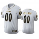 Camiseta NFL Limited Pittsburgh Steelers Personalizada Golden Edition Blanco