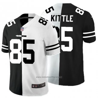 Camiseta NFL Limited San Francisco 49ers Kittle Black White Split