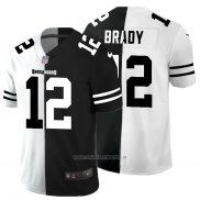 Camiseta NFL Limited Tampa Bay Buccaneers Brady White Black Split