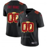 Camiseta NFL Limited Washington Commanders Personalizada Logo Dual Overlap Negro