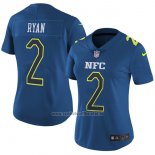 Camiseta NFL Mujer Pro Bowl NFC Ryan 2017 Azul