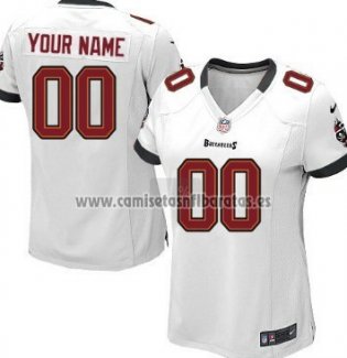 Camiseta NFL Mujer Tampa Bay Buccaneers Personalizada Blanco