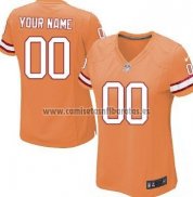 Camiseta NFL Mujer Tampa Bay Buccaneers Personalizada Naranja