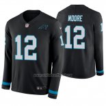 Camiseta NFL Therma Manga Larga Carolina Panthers D.j. Moore Negro