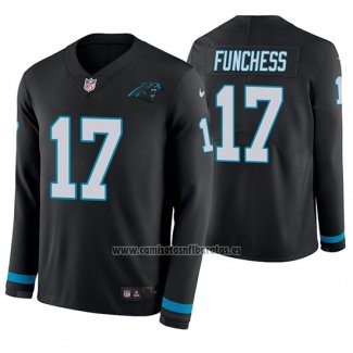 Camiseta NFL Therma Manga Larga Carolina Panthers Devin Funchess Negro
