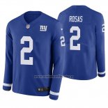 Camiseta NFL Therma Manga Larga New York Giants Aldrick Rosas Azul
