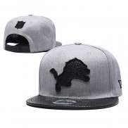 Gorra Detroit Lions 9FIFTY Snapback Gris Negro