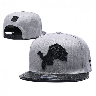 Gorra Detroit Lions 9FIFTY Snapback Gris Negro