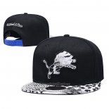 Gorra Detroit Lions Negro Blanco