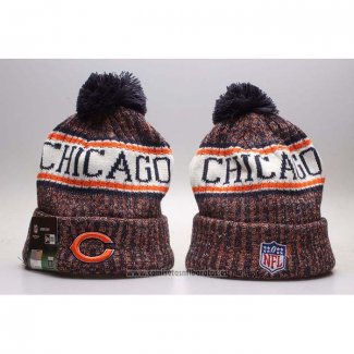 Gorro Beanie Chicago Bears Naranja Azul
