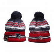 Gorro Beanie New England Patriots Gris Rojo