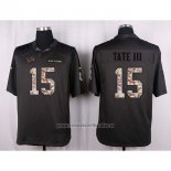 Camiseta NFL Anthracite Detroit Lions Tate Iii 2016 Salute To Service